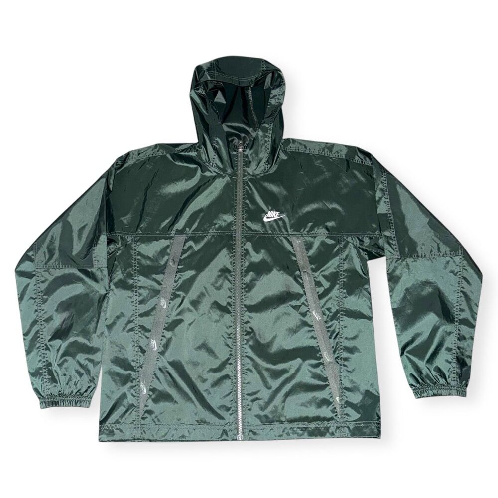 Nike Sportswear Revival Lightweight Woven Jacket Green Size Medium - Picture 3 of 7